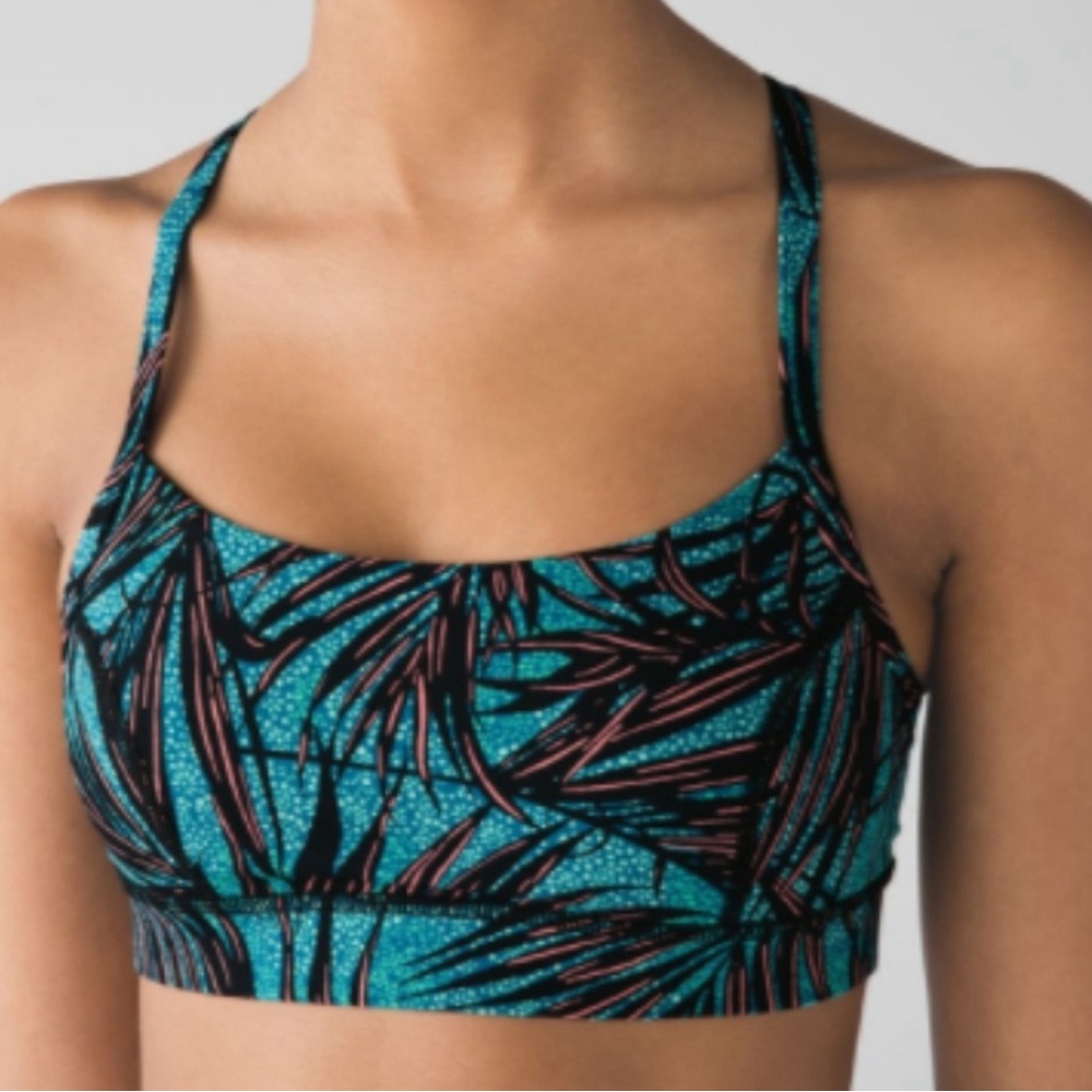 Rare Lululemon Rise and Run Mini Palm Lace Bra
